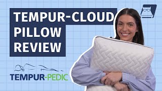 TEMPURCloud Pillow Review  THE Perfect Pillow for Back Sleepers [upl. by Nairbal]