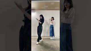 横山結衣 よこゆいamp 中野郁海 いくみ Tiktok  IVE 아이브 I AM [upl. by Alyakam486]