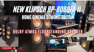 New KLIPSCH RP8060FAII Dolby Atmos Floorstanding Speaker [upl. by Odravde439]