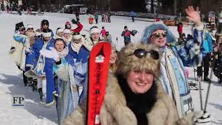 Faschingsnarren am Skihang in Oberwiesenthal [upl. by Wolf]