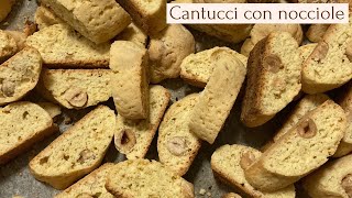 Cantucci con nocciole  RICETTA TOSCANA FACILE E VELOCE [upl. by Elamor77]