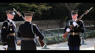 Best Changing of the Guard Tomb of the Unknown Soldier Arlington [upl. by Ellehsar679]