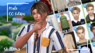 Sims 4 Male CC Folder FREE DOWNLOAD  50 items [upl. by Eiromem]