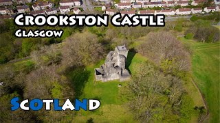 Crookston Castle in Glasgow  Scotland 4K [upl. by Anaylil]