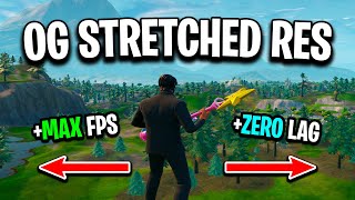 How To Get STRETCHED RESOLUTION in Fortnite OG Best Stretched Resolution [upl. by Desi]