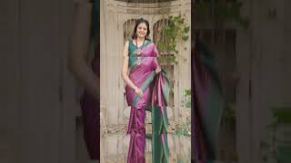 Purple color saree collection customfashion saree fashionstyles navratri navratri2024 latest [upl. by Tad]