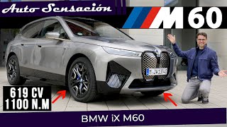 Prueba BMW iX M60 2023 El impresionante SUV deportivo eléctrico de BMW [upl. by Drucill931]