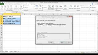Microsoft Excel 2010 Italiano  Suddividere i dati di una colonna in più colonne [upl. by Lenra]