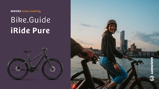 BikeGuide Winora iRide Pure  Urban Mobility  Life in Motion [upl. by Razaele]