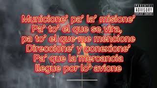 Municiones Anuel AA Ozuna Letra Lyric [upl. by Snodgrass]