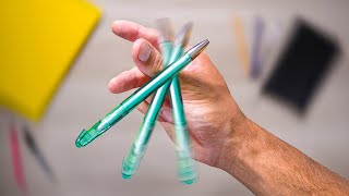 I Learned Pen Spinning Tricks with No Experience [upl. by Krik761]