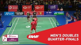 MD  CONRADPETERSENKOLDING DEN 6 vs LIUZHANG CHN 2  BWF 2018 [upl. by Htez]