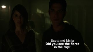 Scott amp Malia  Did You See The Flares In The Sky 6x08 [upl. by Enna]