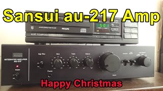 Sansui AU217 Intergrated Amplifier Review Vintage HiFi Audio [upl. by Musette]