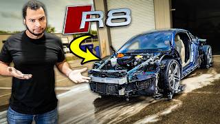 Rebuilding The Worlds Worst Audi R8 Was Harder Than You Can Imagine  Part 2 [upl. by Eednim962]