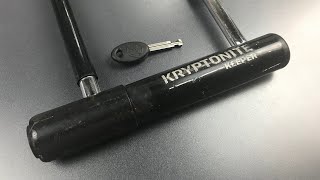 735 Kryptonite Keeper Bicycle ULock Picked [upl. by Hannahsohs743]