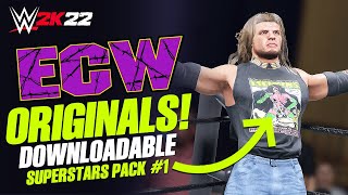 WWE 2K22 quotECW Originalsquot Downloadable Superstars Pack 1 [upl. by Westfall]