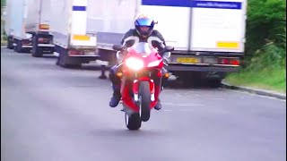 Honda CBR 600 RR Wheelies  CBR Acceleration and POV Fly By Exhaust Sound Episode 3 [upl. by Aliam387]