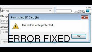 How To Remove The disk is write protected [upl. by Domash]