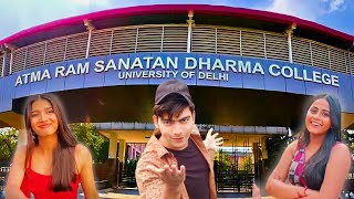 ARSD College Vlog  Atma Ram Sanatan Dharma College  Delhi University  Brain Teaser vlog  vlog [upl. by Hguh]