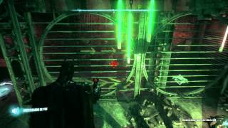 BATMAN™ ARKHAM KNIGHT Acertijo del robot y la pared móvil [upl. by Salomone676]