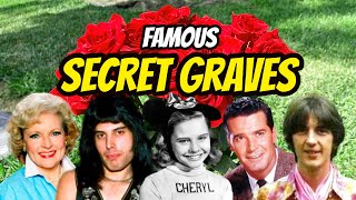 10 Celebrities Buried In SECRET or UNKNOWN Graves [upl. by Ssur423]