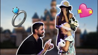 SURPRISE 10 YEAR ANNIVERSARY PROPOSAL IN DISNEYLAND [upl. by Bruyn175]