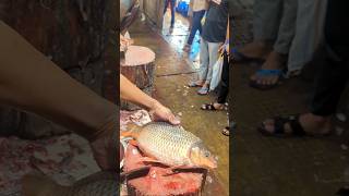 Amazing Carp Fish Cutting Skills In Bangladesh Fish Market By Expert Cutter shorts [upl. by Brigg]