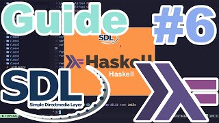 06  Moving Text  Beginners Guide to SDL2 in Haskell [upl. by Zantos589]