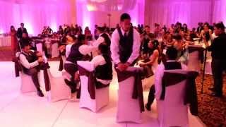 The Groomsmen Surprise New Bride with an Epic Dance Set [upl. by Luar205]