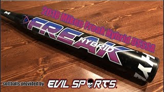 2018 Miken Freak Hybrid USSSA MS12ALY [upl. by Aserehs125]