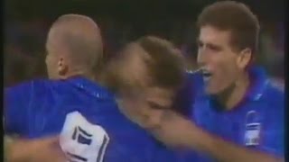 14 ottobre 1992  ItaliaSvizzera 22 Qualificazioni Mondiali  Almanacchi Azzurri [upl. by Iney275]