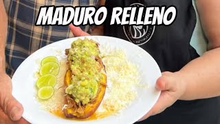 Platano Maduro RELLENO  SUPER RECETA [upl. by Odnala547]