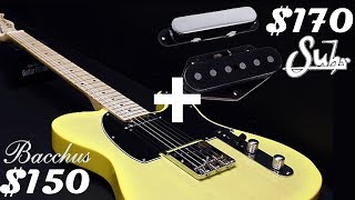 170 Suhr Classic T Pickup in a 150 Bacchus Telecaster [upl. by Airbmak]