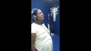 Singer Sayanoras recording session in her full term pregnancymp4 [upl. by Cynde]