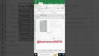 Transpose and remove data in Excel exceldataanalytics excelhacks exceltutorial LearnExcel0810 [upl. by Maharg709]