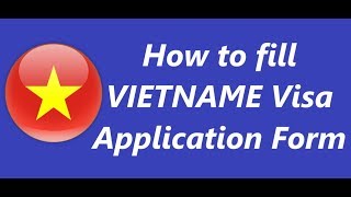 How to fill Vietnam Entry Visa Application  In Hindi [upl. by Clayton]