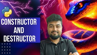 77 Python Tutorial for Beginners  Constructor and Destructor  Hindi [upl. by Laefar]