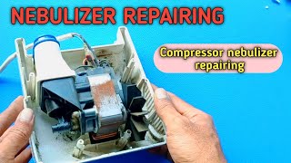 Nebulizer repairCompressor nebulizer repairHow to repair nebulizer machineHi power electric works [upl. by Akcinehs]