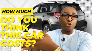 How much is the 20102012 Toyota RAV4 Sold in Nigeria automobile automotive autobusiness [upl. by Phylys]