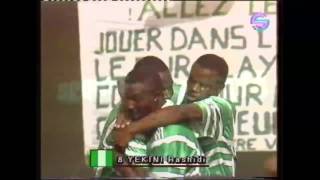 RASHIDI YEKINI DESTROYING CONGO AT AFCON 1992 [upl. by Aihsilat]