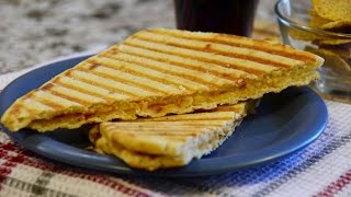 Flatbread Pizza Recipe on a Panini Press  Electric Grill [upl. by Rhianon]