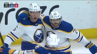 Sabres 6 Goals vs Blackhawks March 28 2022 [upl. by Morissa]