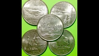 2005 State Quarters Focusing on Minnesota amp Oregon Errors [upl. by Behah]