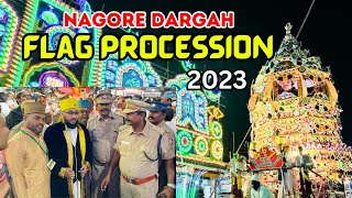 Nagore Dargah Flag Hoisting 2023  Nagore Dargah Festival  Nagore Dargah Kalifa [upl. by Tinya]