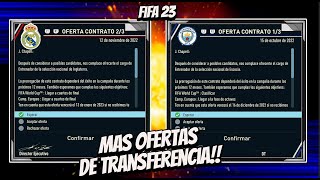 Como tener MAS OFERTAS de TRANSFERENCIA en MODO CARRERA JUGADOR FIFA 23 [upl. by Ajoop]