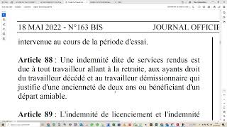 Solde de Tout Compte pour un Contrat à Durée Indéterminée CDI au Gabon [upl. by Aihsoek]