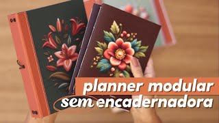 Planner Trimestral Modular  Lançamento  Tutorial de case para caderninhos [upl. by Wyatt971]