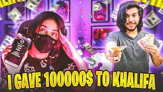 I Gave 1 Lakh To 47 Khalifa😭 PUBG MOBILE  PJ HAYAT [upl. by Dnomsed]