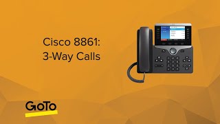 Cisco 8861 3Way Calls [upl. by Sagerman]